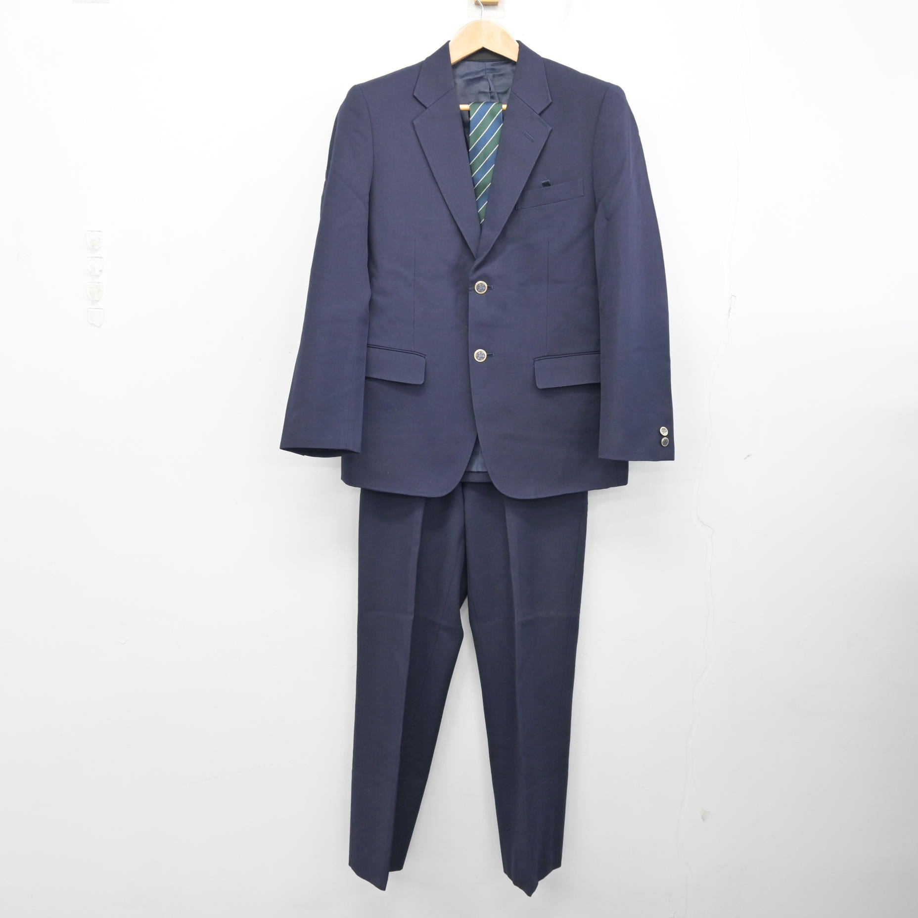 中古】北海道 上野幌中学校 男子制服 3点 (ブレザー・ズボン) sf103515 中古】北海道 上野幌中学校 男子制服 3点 (ブレザー・ズボン) sf103515