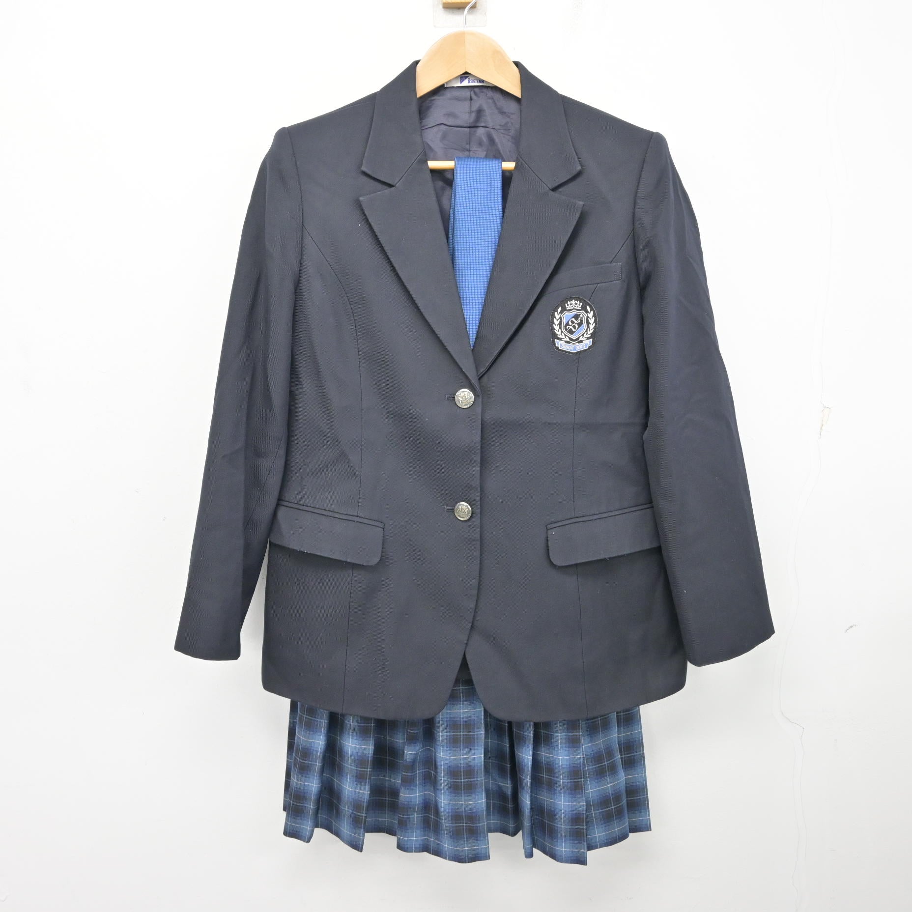 中古】京都府 京都産業大学附属高等学校 女子制服 3点 (ブレザー