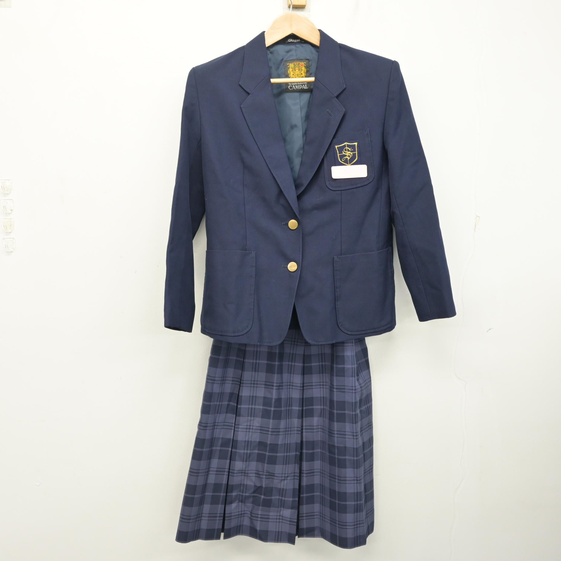 中古】北海道 札幌中学校/旧制服 女子制服 3点 (ブレザー・ベスト 