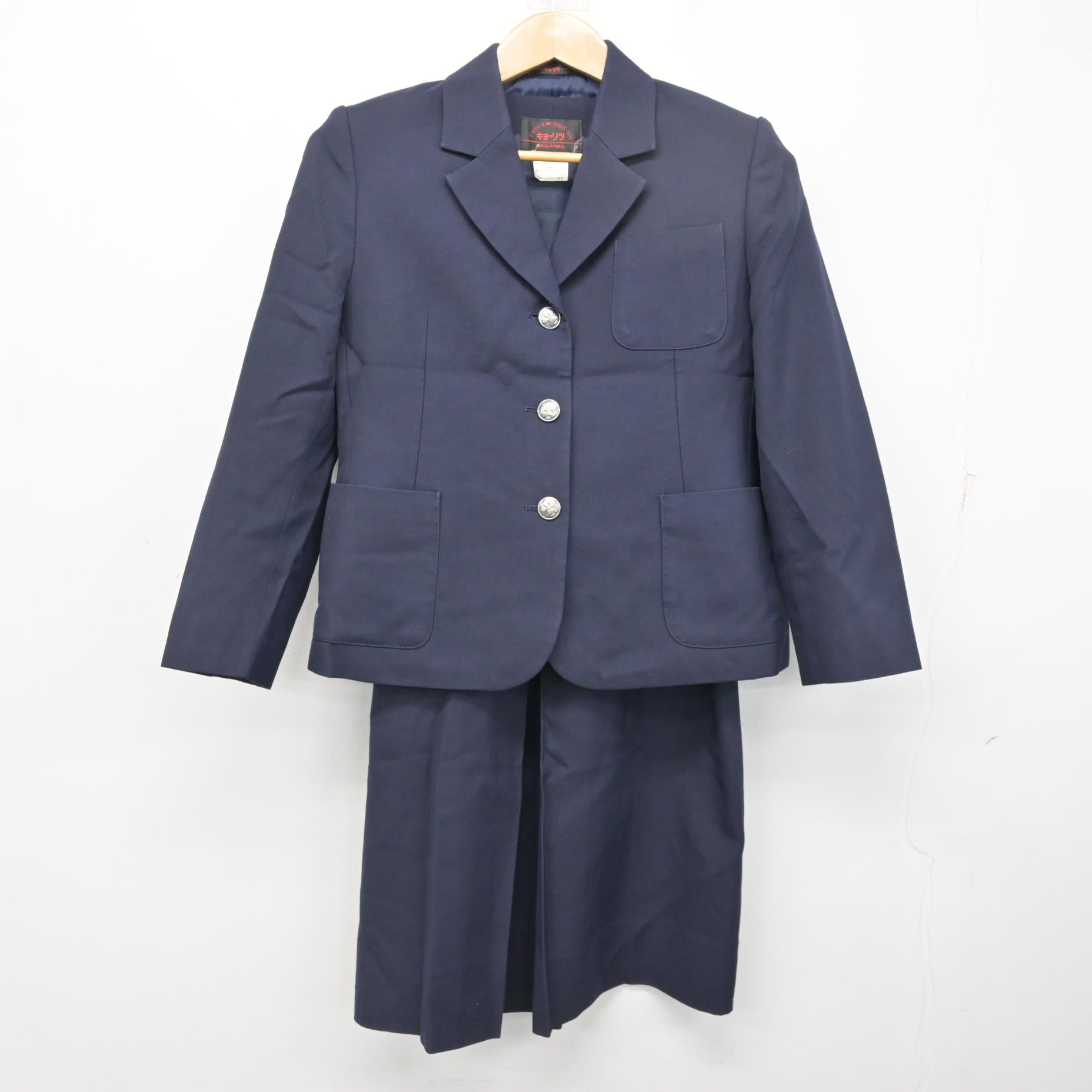 中古】広島県 広島大学附属東雲中学校 女子制服 2点 (ブレザー 中古】広島県 広島大学附属東雲中学校 女子制服 2点 (ブレザー