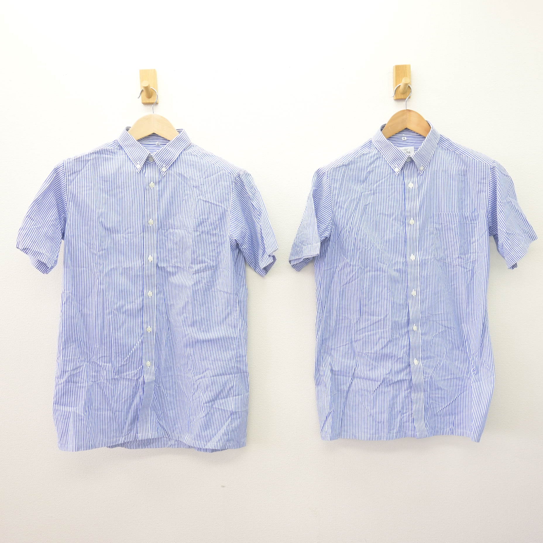 中古】青森県 青森商業高等学校 男子制服 2点 (シャツ) sf110581