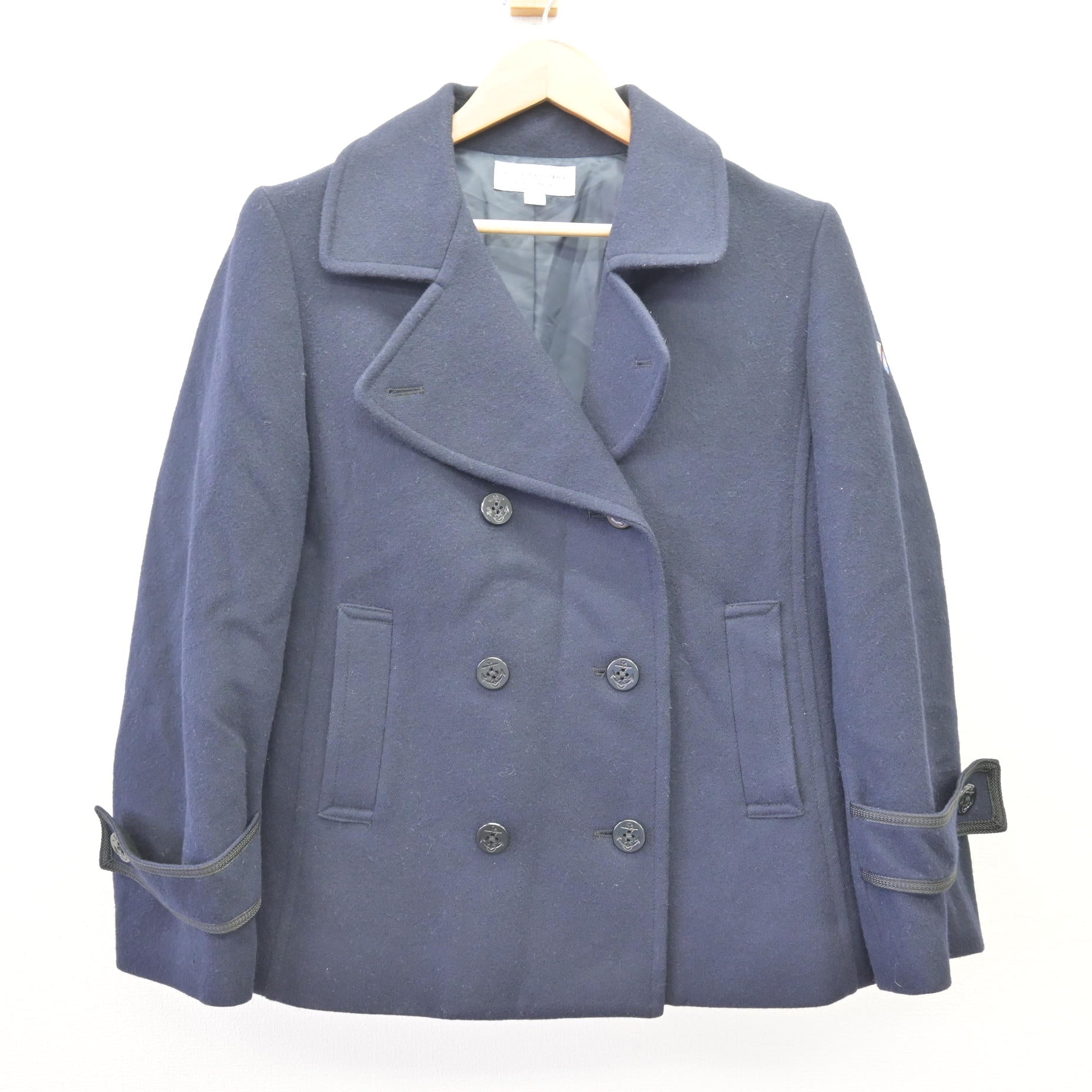 中古】東京都 國學院高等学校 女子制服 1点 (コート) sf113228