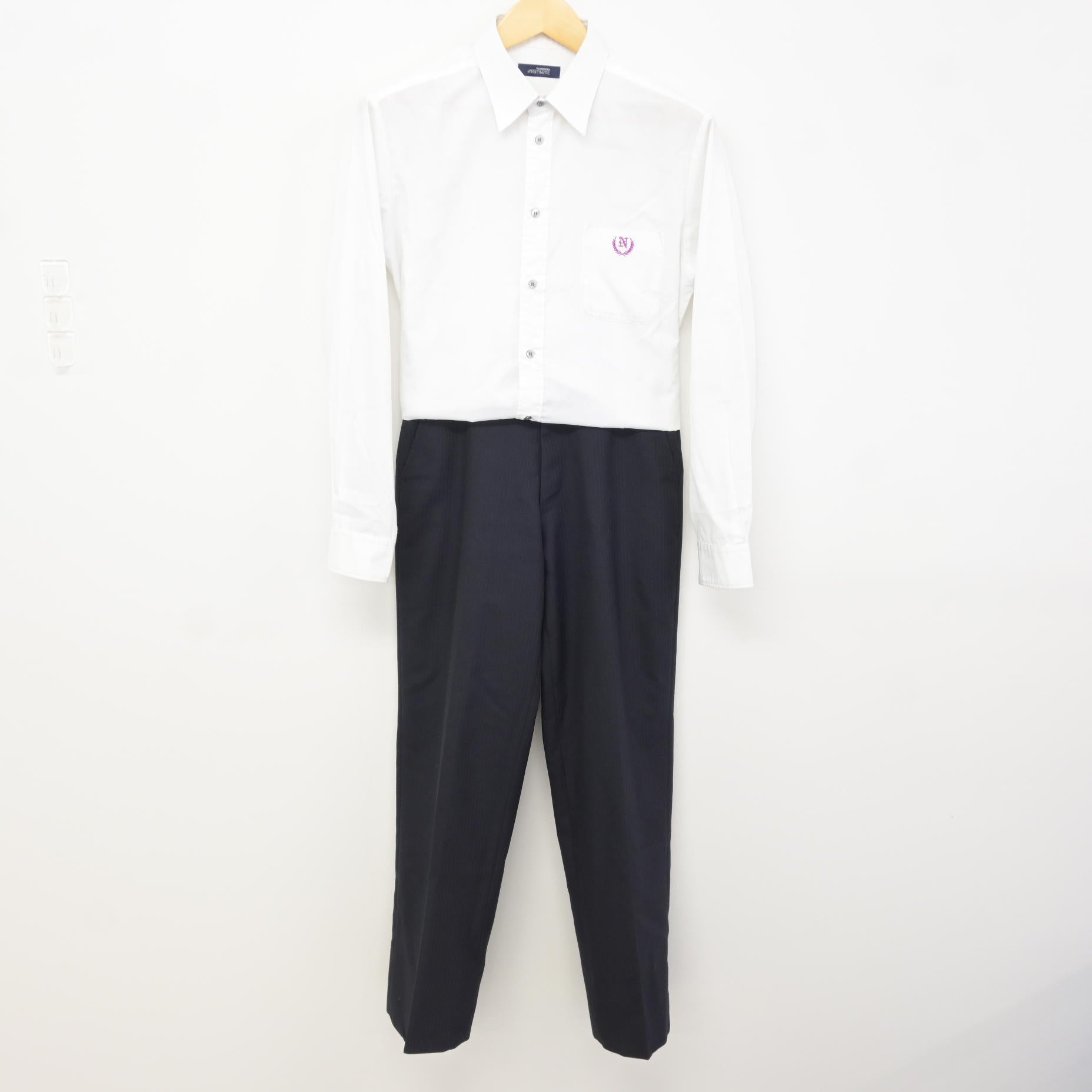 中古】愛媛県 新居浜工業高等専門学校 男子制服 2点 (シャツ・ズボン 中古】愛媛県 新居浜工業高等専門学校 男子制服 2点 (シャツ・ズボン