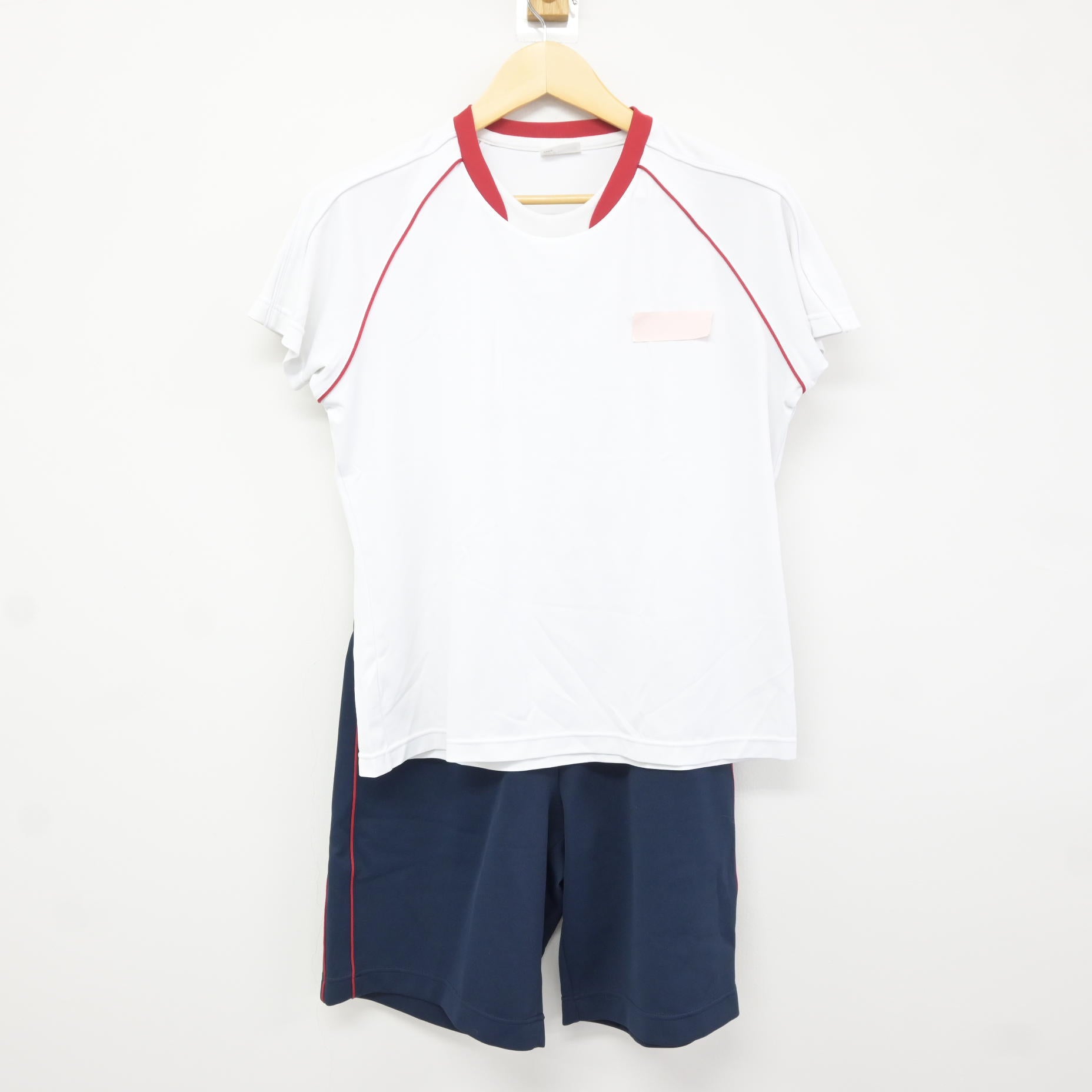 中古】岡山県 明誠学院高等学校 女子制服 2点 (体操服 上・体操服 下
