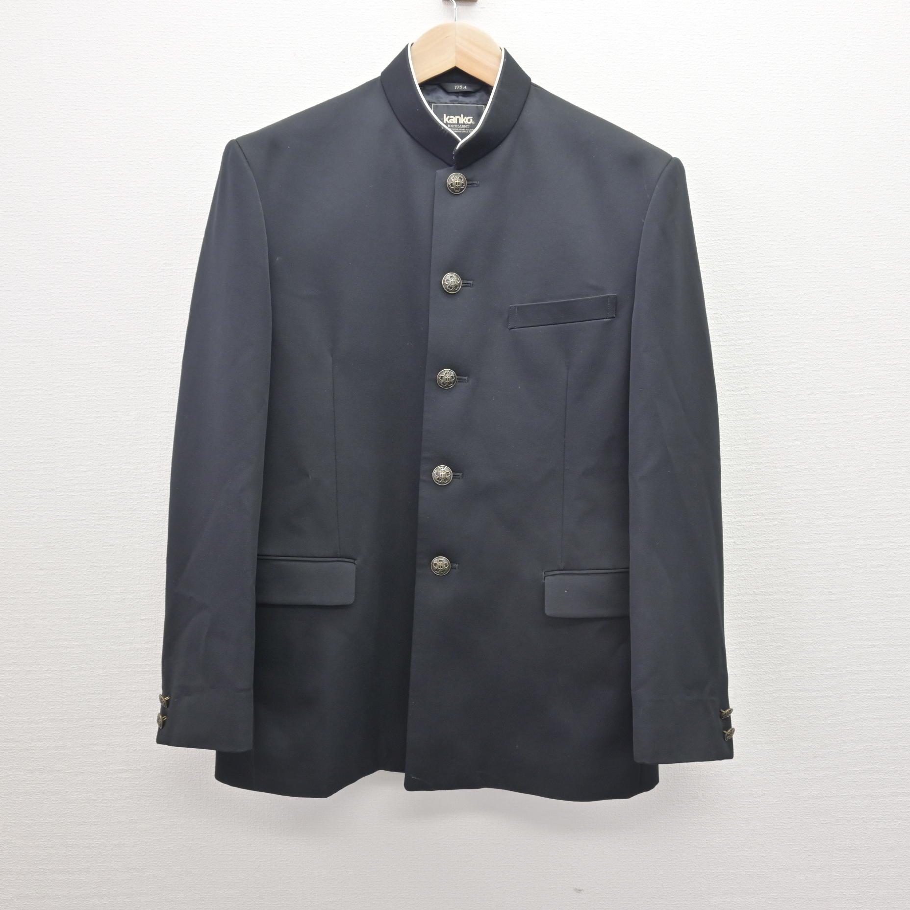 中古】群馬県 館林市立第四中学校 男子制服 1点 (学ラン) sf120580
