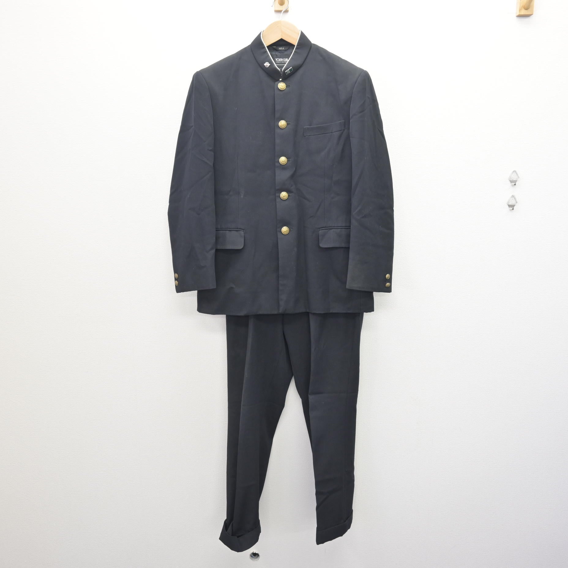 中古】神奈川県 磯子工業高等学校 男子制服 2点 (学ラン・ズボン