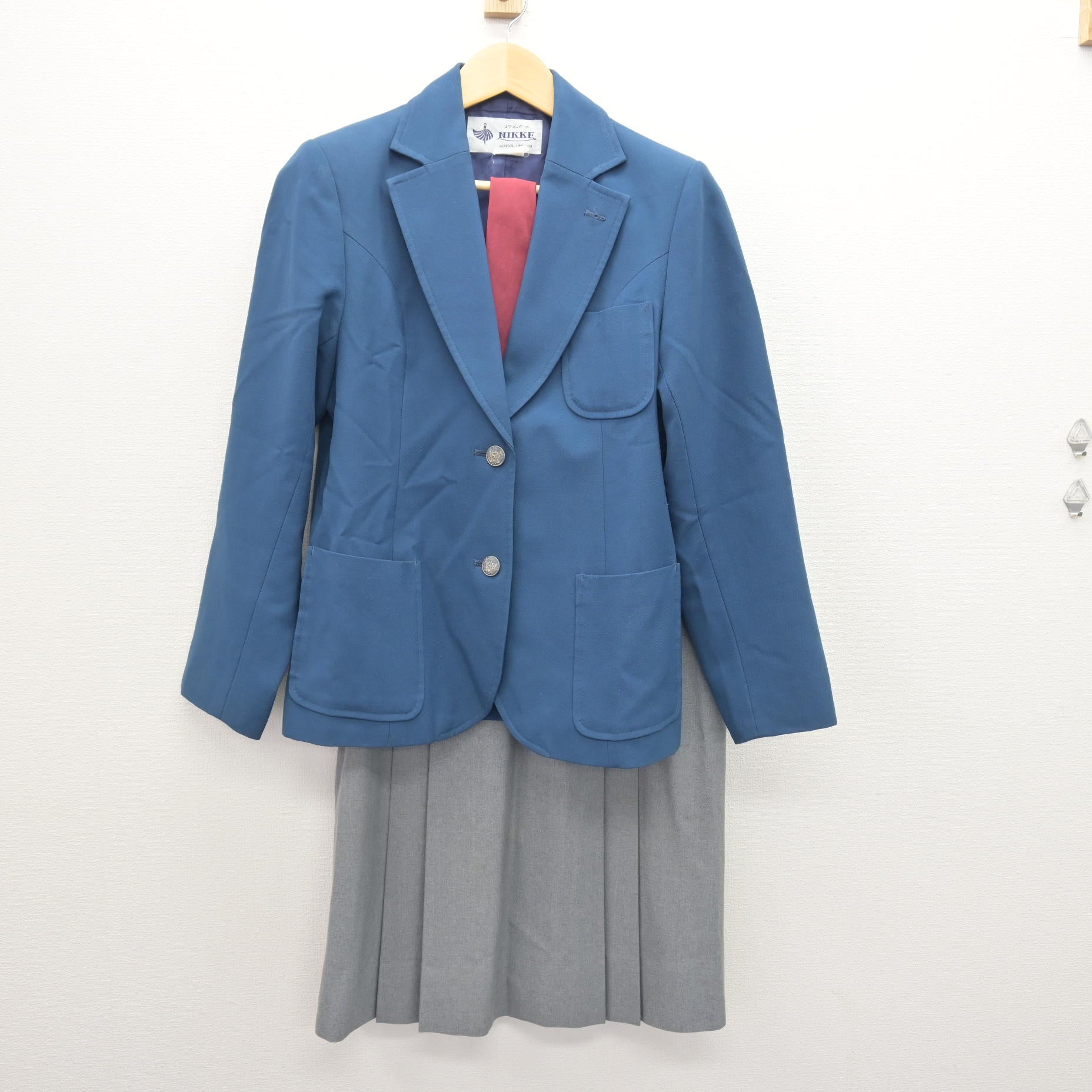 中古】埼玉県 瀬崎中学校 女子制服 3点 (ブレザー・スカート) sf124896