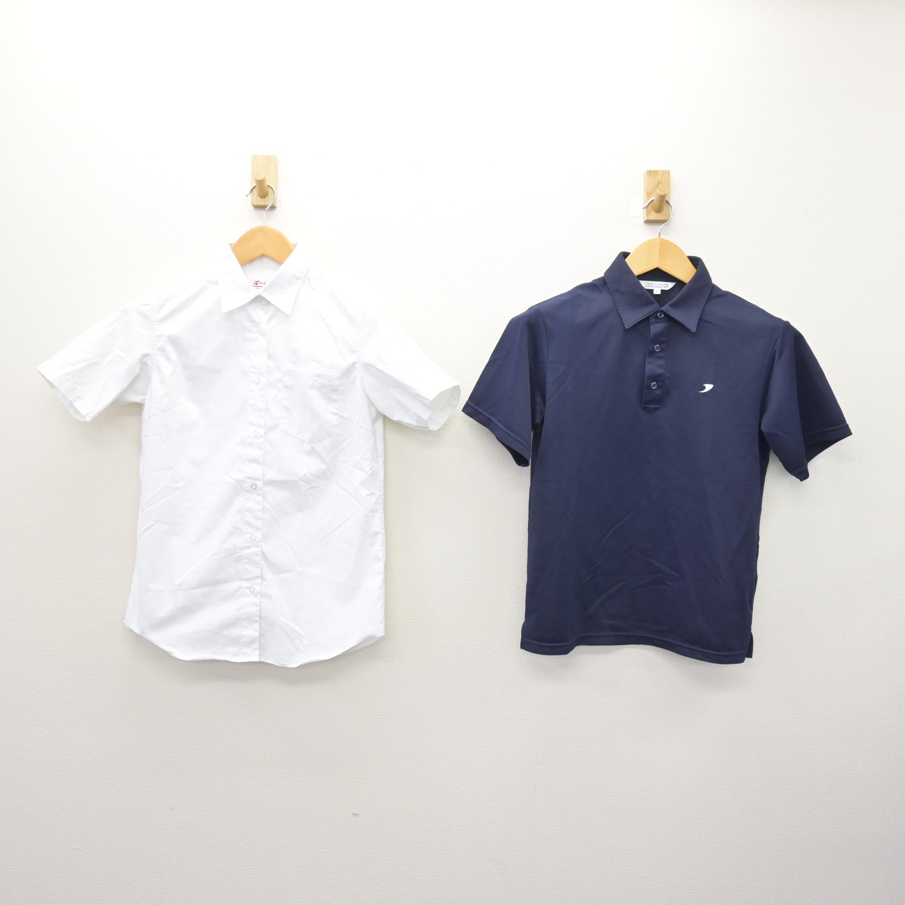 中古】神奈川県 桐光学園中学校・高等学校 女子制服 2点 (シャツ