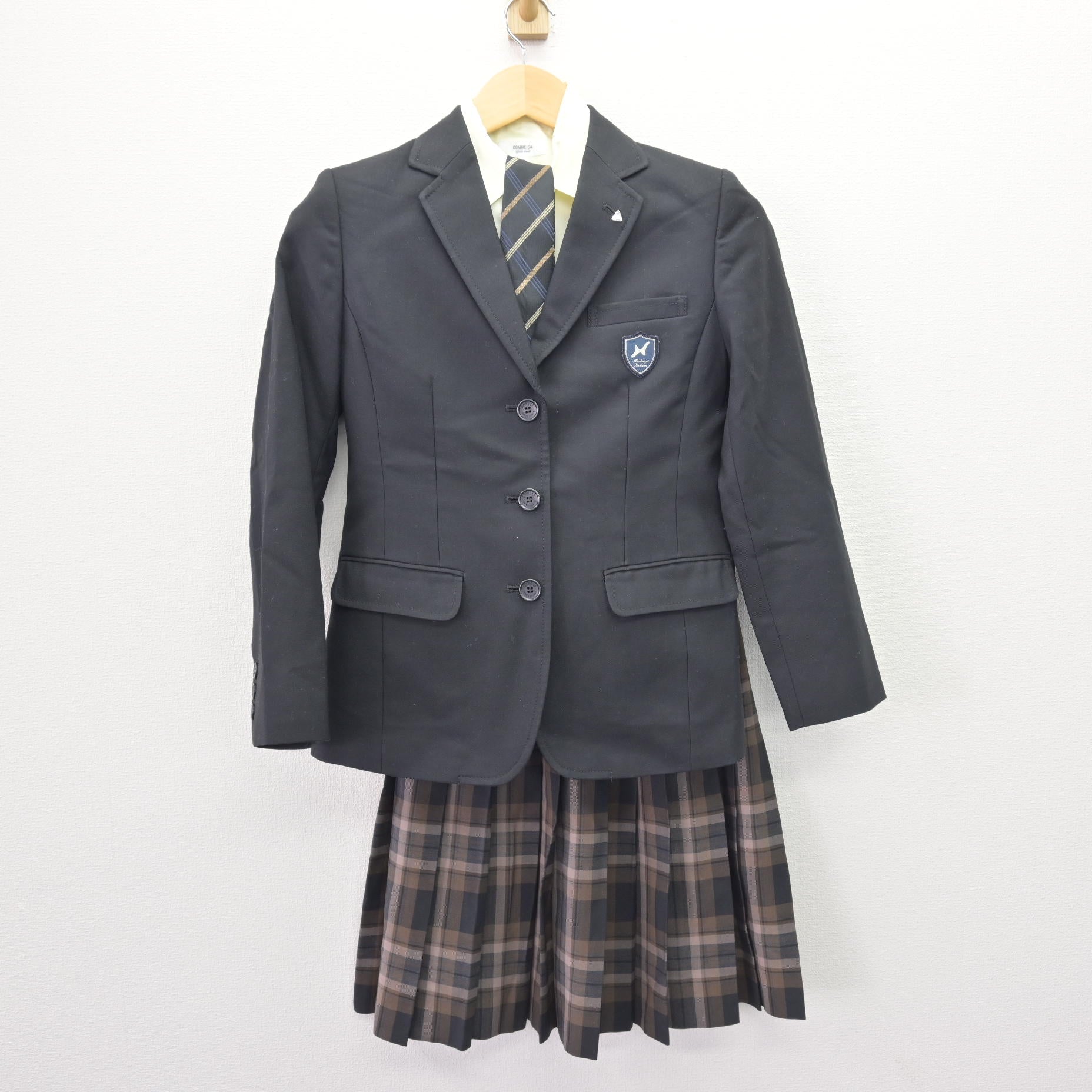 中古】東京都 八王子高等学校/旧制服 女子制服 4点 (ブレザー・シャツ
