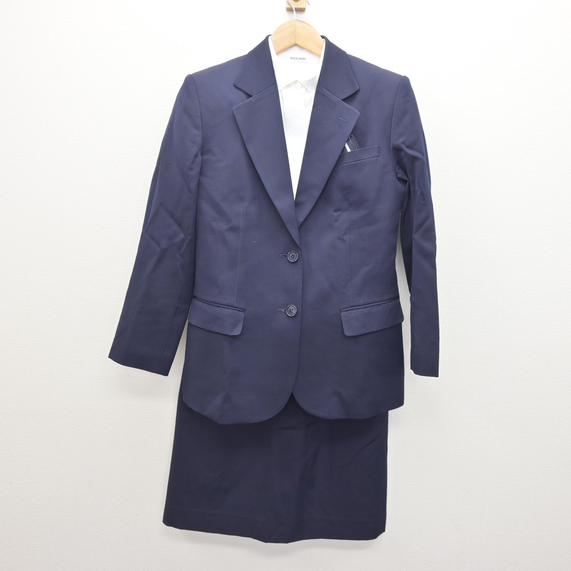 中古】広島県 安田女子大学 女子制服 3点 (ブレザー・シャツ・スカート