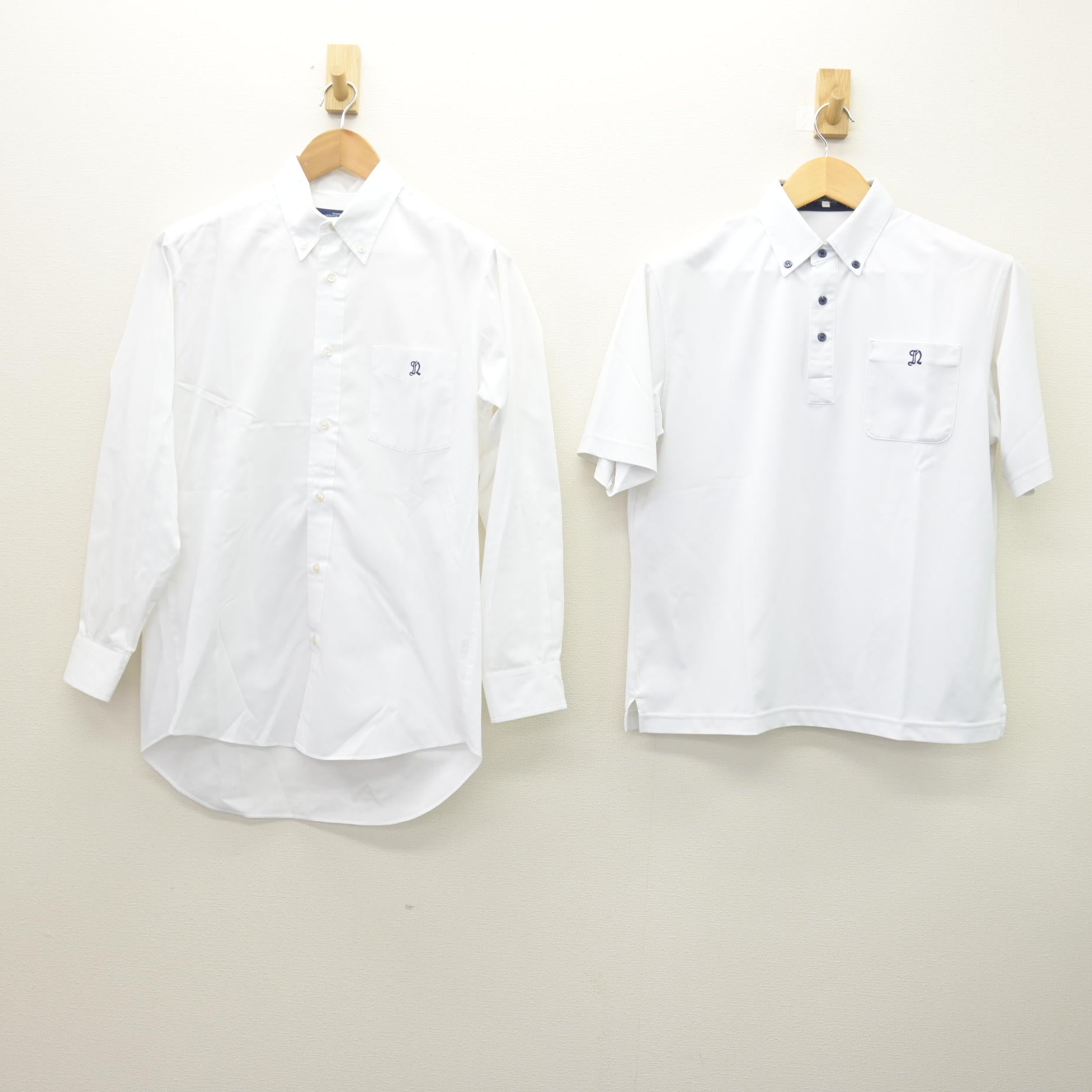 中古】長崎県 長崎南山高等学校 男子制服 2点 (シャツ・シャツ