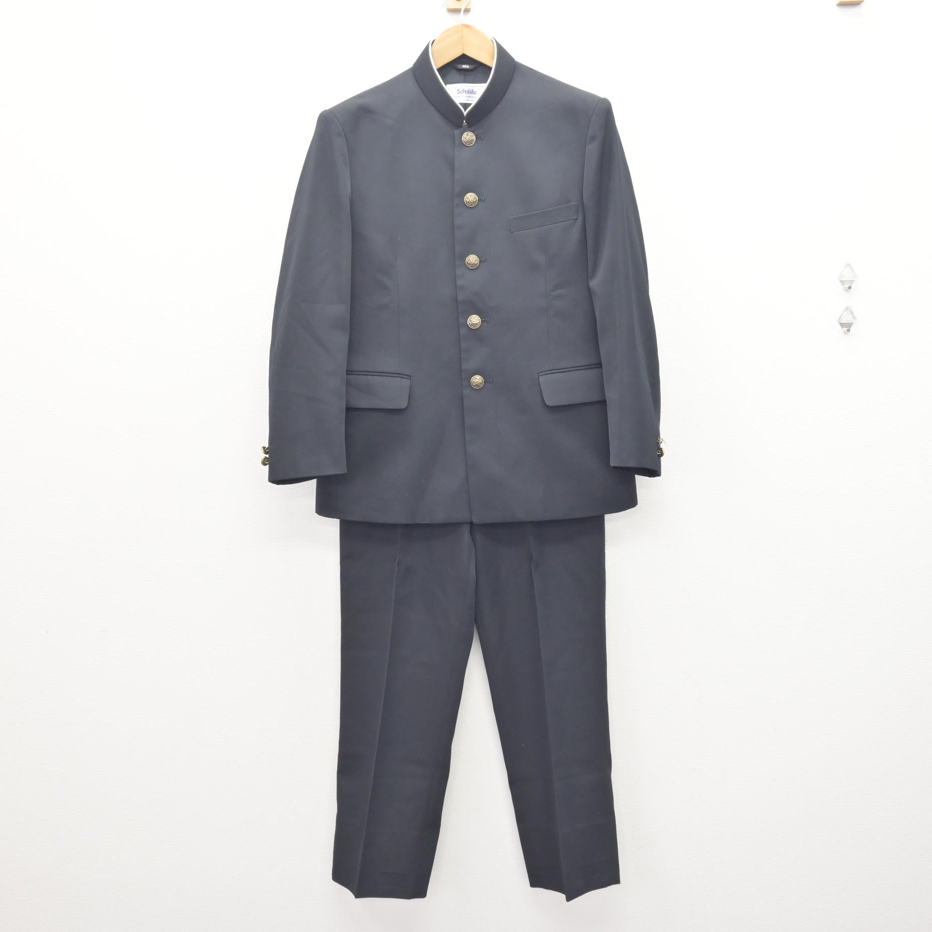 中古】神奈川県 大野台中学校 男子制服 2点 (学ラン・ズボン) sf127229