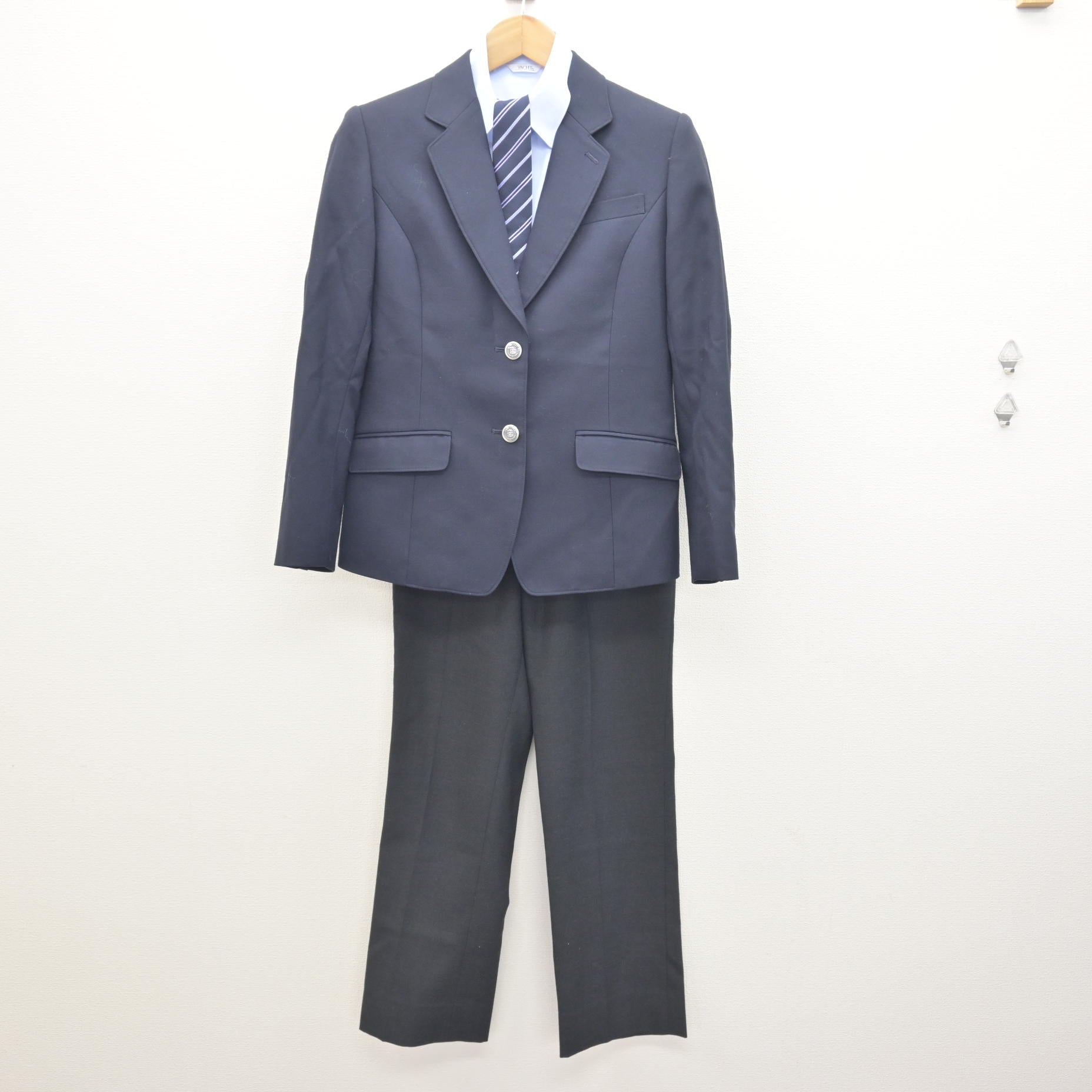 中古】神奈川県 中央大学附属横浜中学校・高等学校 女子制服 4点 