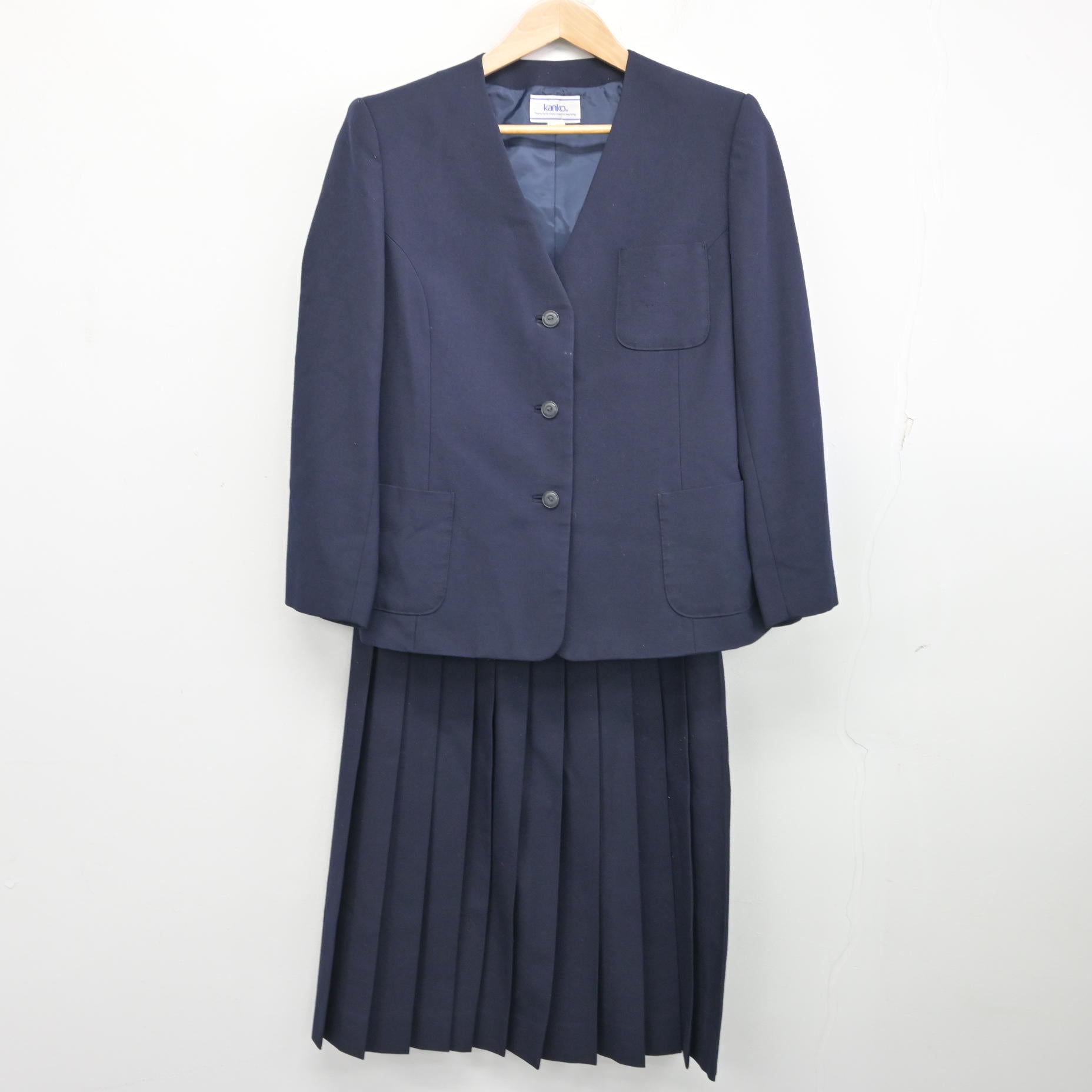 栃木東中制服 中古】栃木県 日光市立東中学校 女子制服 2点 (ブレザー・スカート