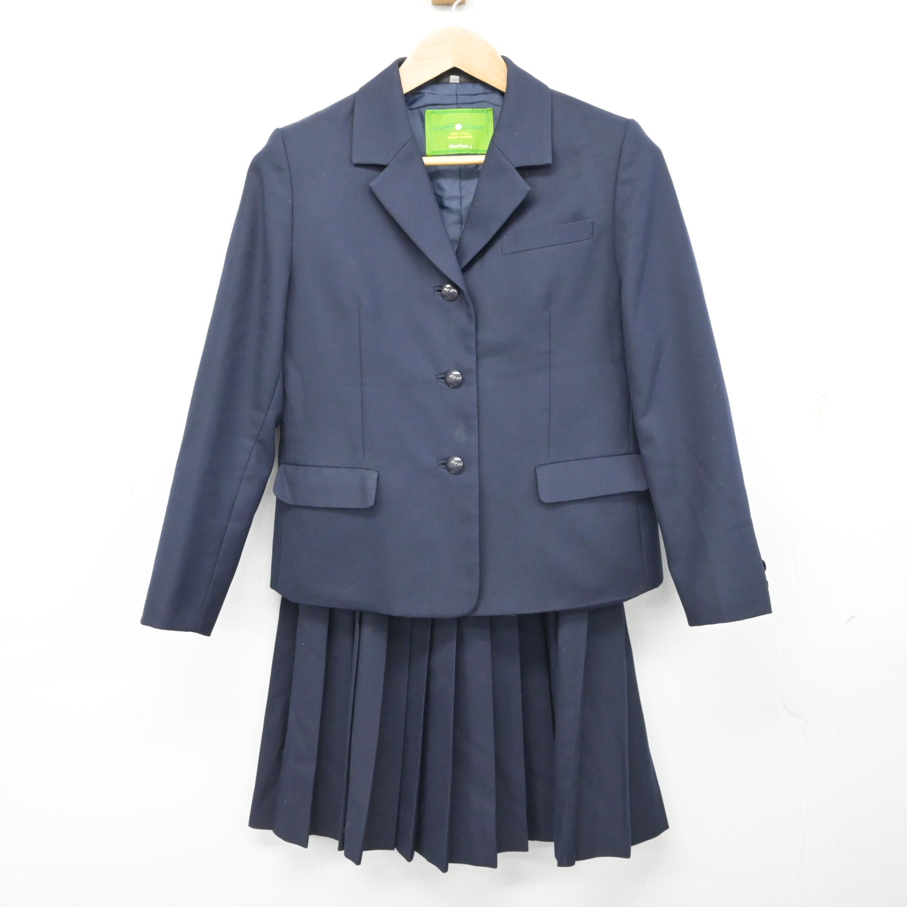中古】滋賀県 大津高等学校 女子制服 2点 (ブレザー・スカート