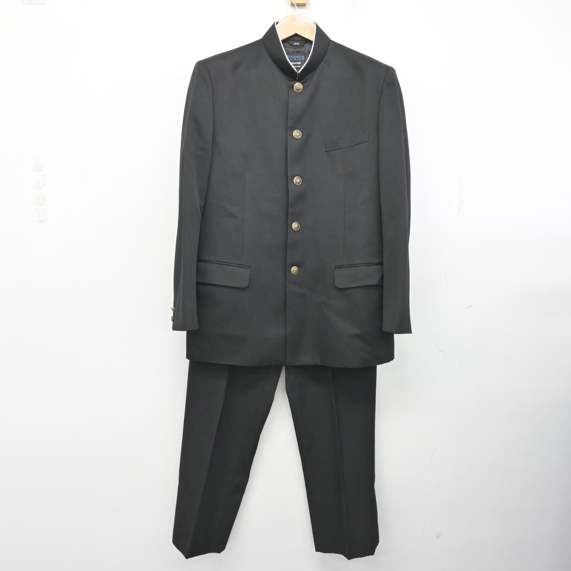 中古】福岡県 友泉中学校/旧制服 男子制服 2点 (学ラン・ズボン
