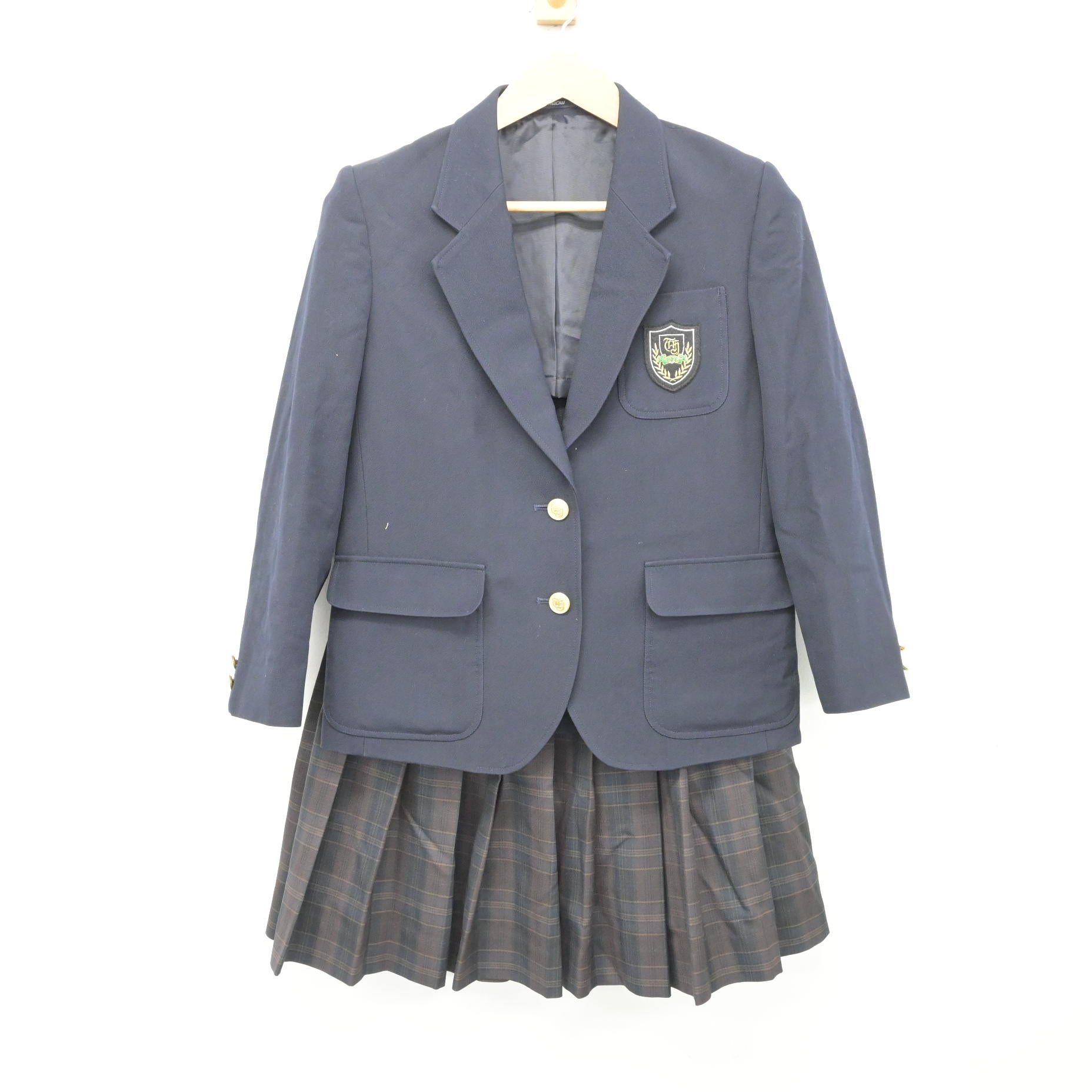 中古】東京都 豊島学院高等学校 女子制服 2点 (ブレザー・スカート