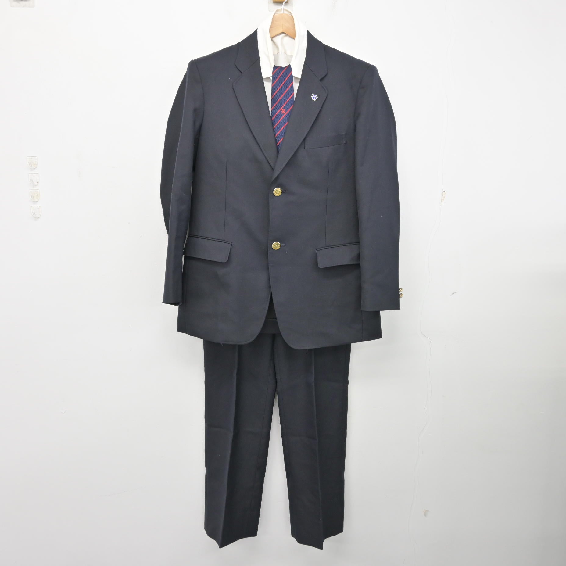 中古】奈良県 西大和学園中学校・高等学校 男子制服 4点 (ブレザー
