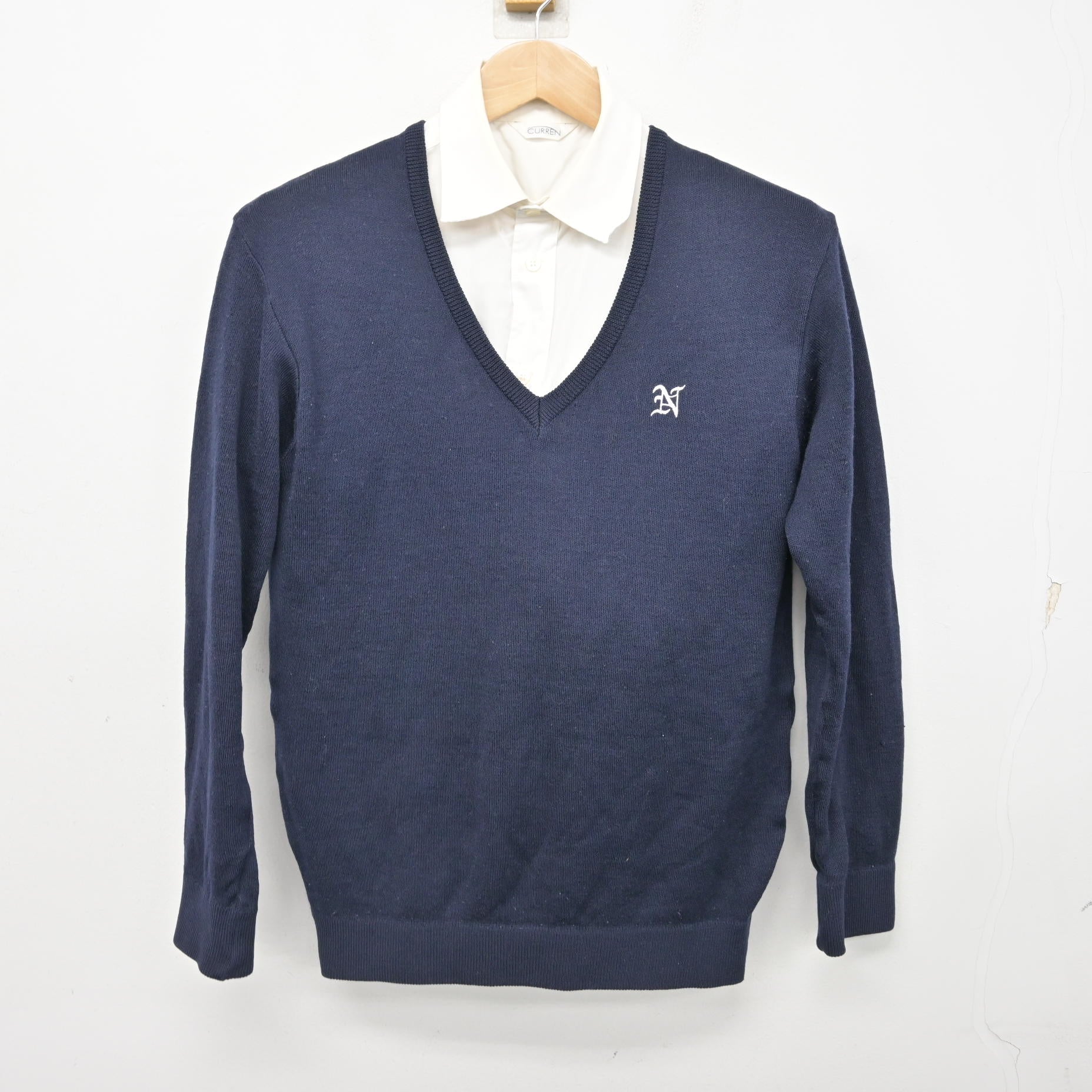 中古】奈良県 西大和学園中学校・高等学校 男子制服 2点 (ニット
