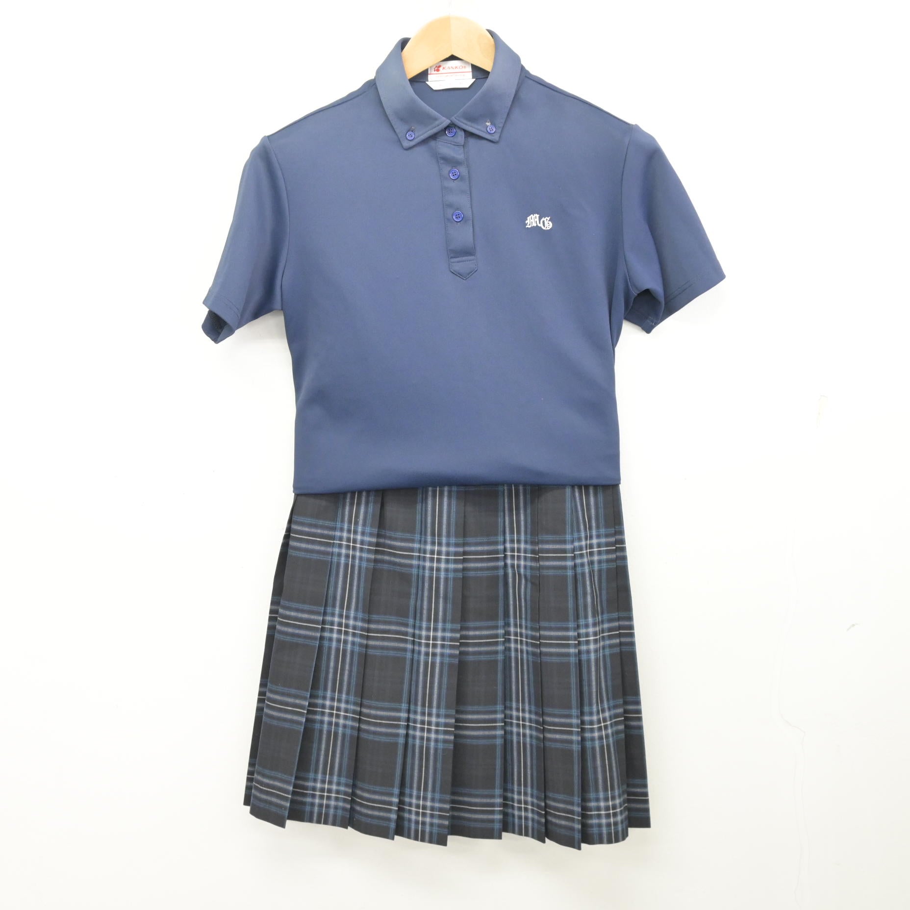 中古】神奈川県 三浦学苑高等学校 女子制服 2点 (シャツ・スカート