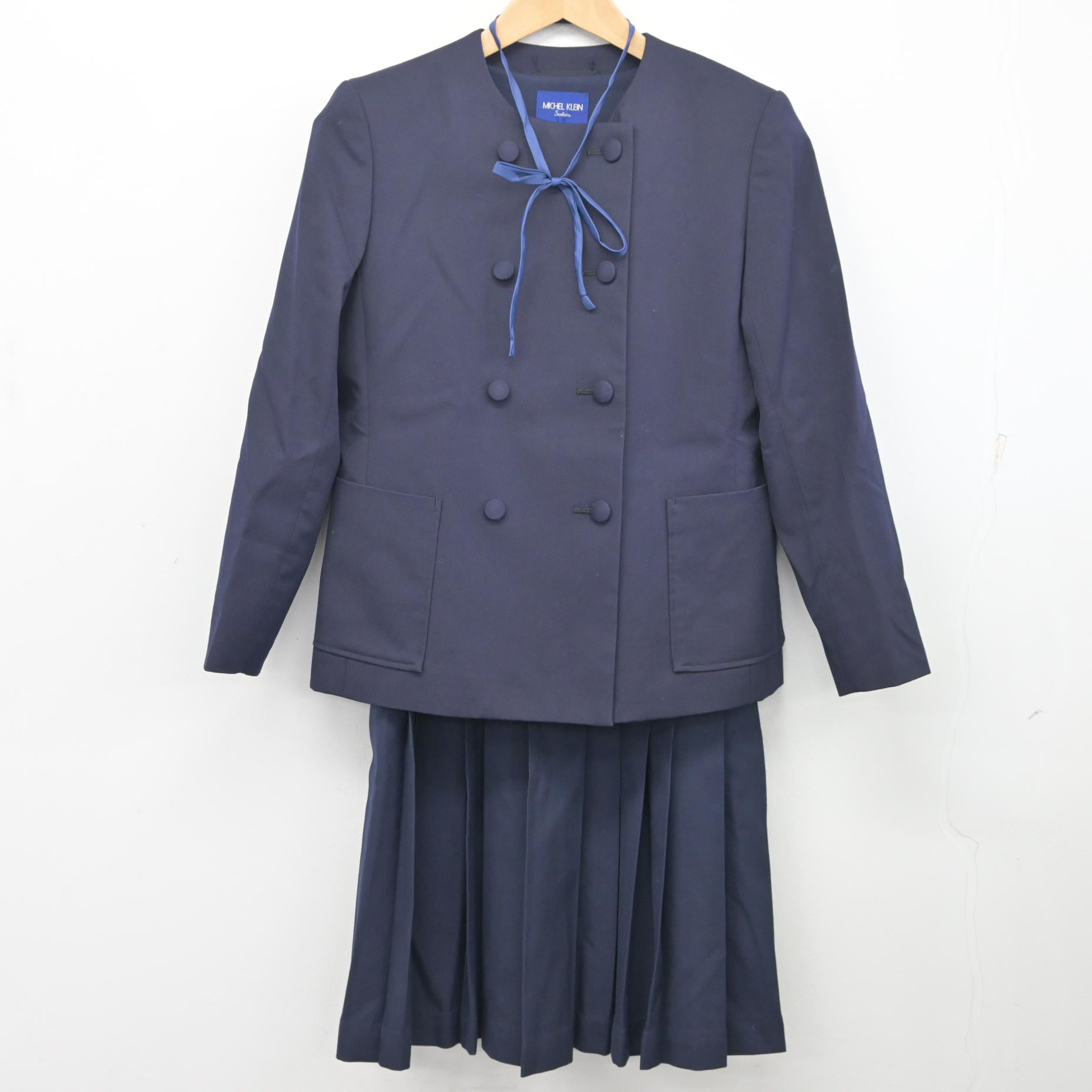 中古】東京都 府中第一中学校 女子制服 3点 (ブレザー・ジャンパー