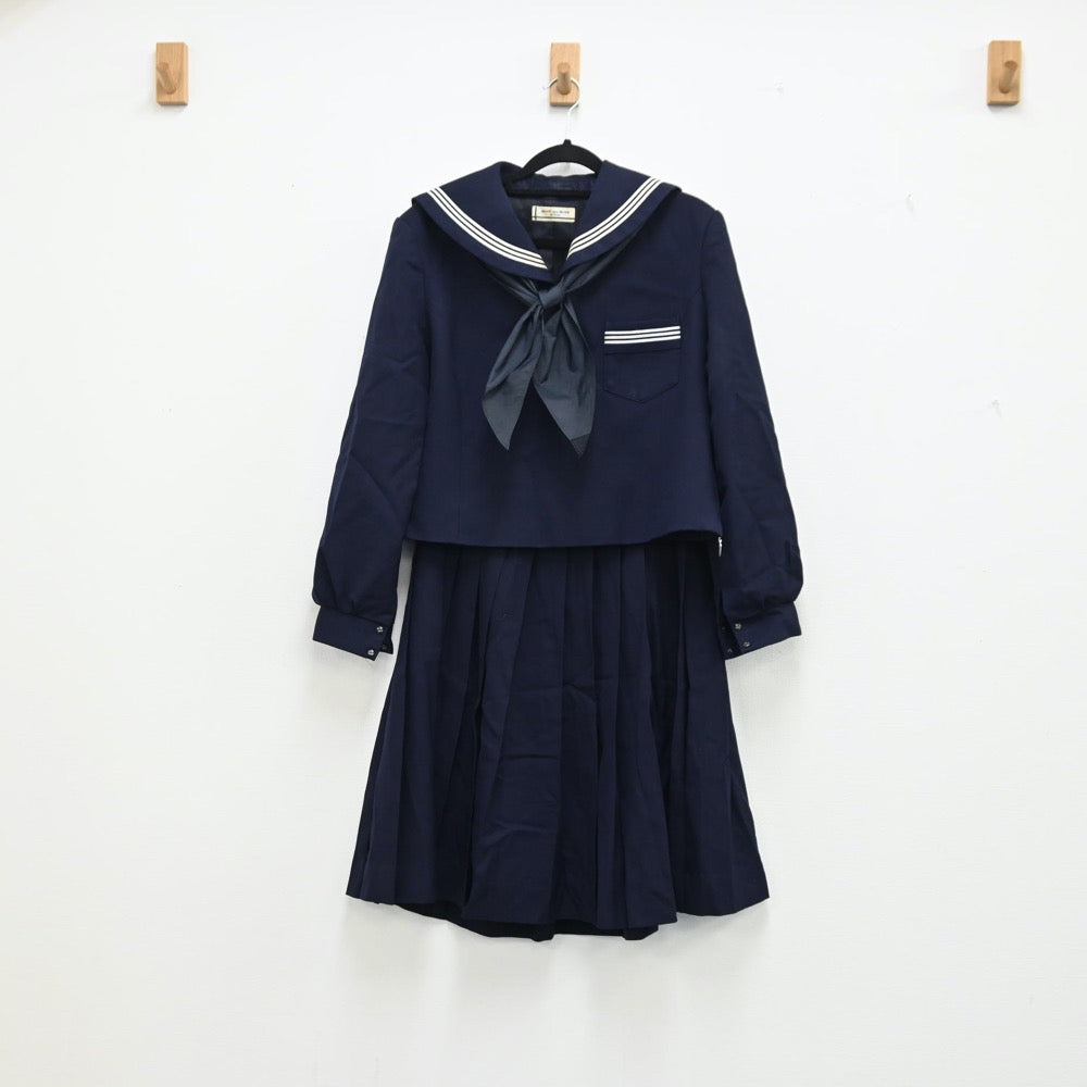 中古制服】北海道 札幌北高校制服 女子制服 3点（セーラー服