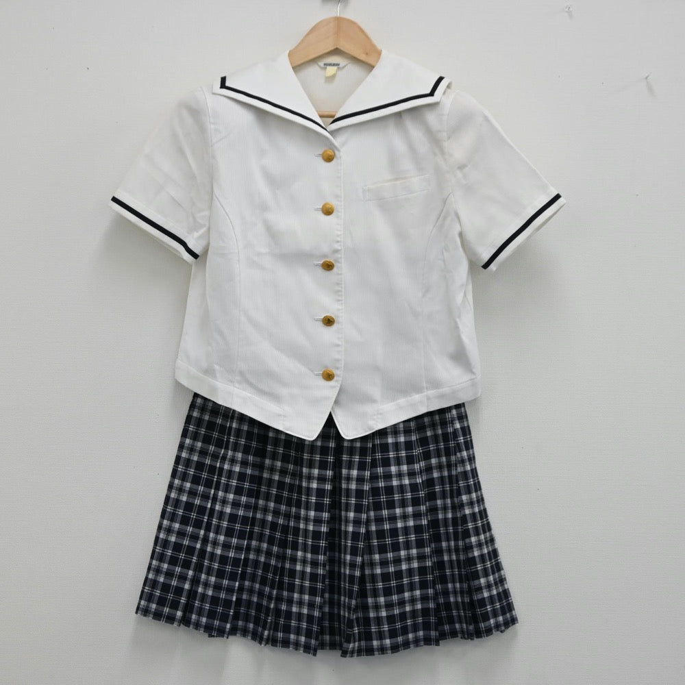 中古制服】愛知 愛知女子高等学校 女子制服 2点（セーラー服・スカート）sf001874【リサイクル学生服】 | 中古制服通販パレイド