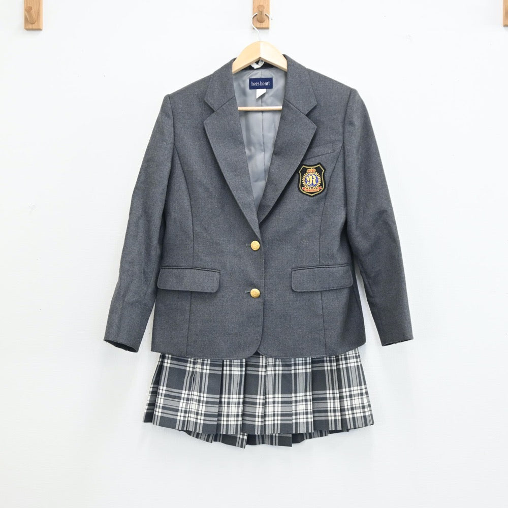 中古制服】東京都 立志舎高校 女子制服 2点（ブレザー・スカート