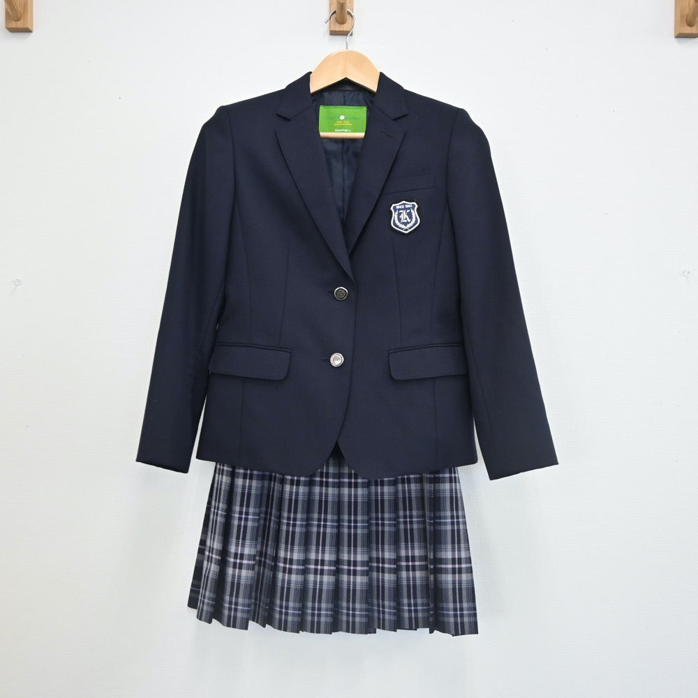 中古制服】大阪府 向陽台高校 女子制服 5点（ブレザー・シャツ