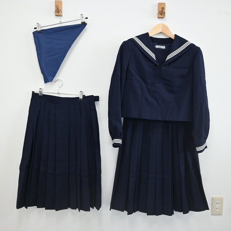【即納格安】千葉県 松戸第一中学校 女子制服 4点 sf002246 学生服