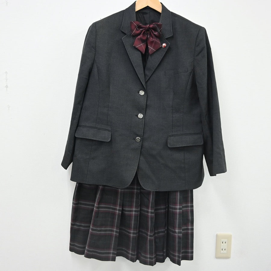 中古制服】埼玉県 埼玉県立八潮高等学校 女子制服 4点（ブレザー