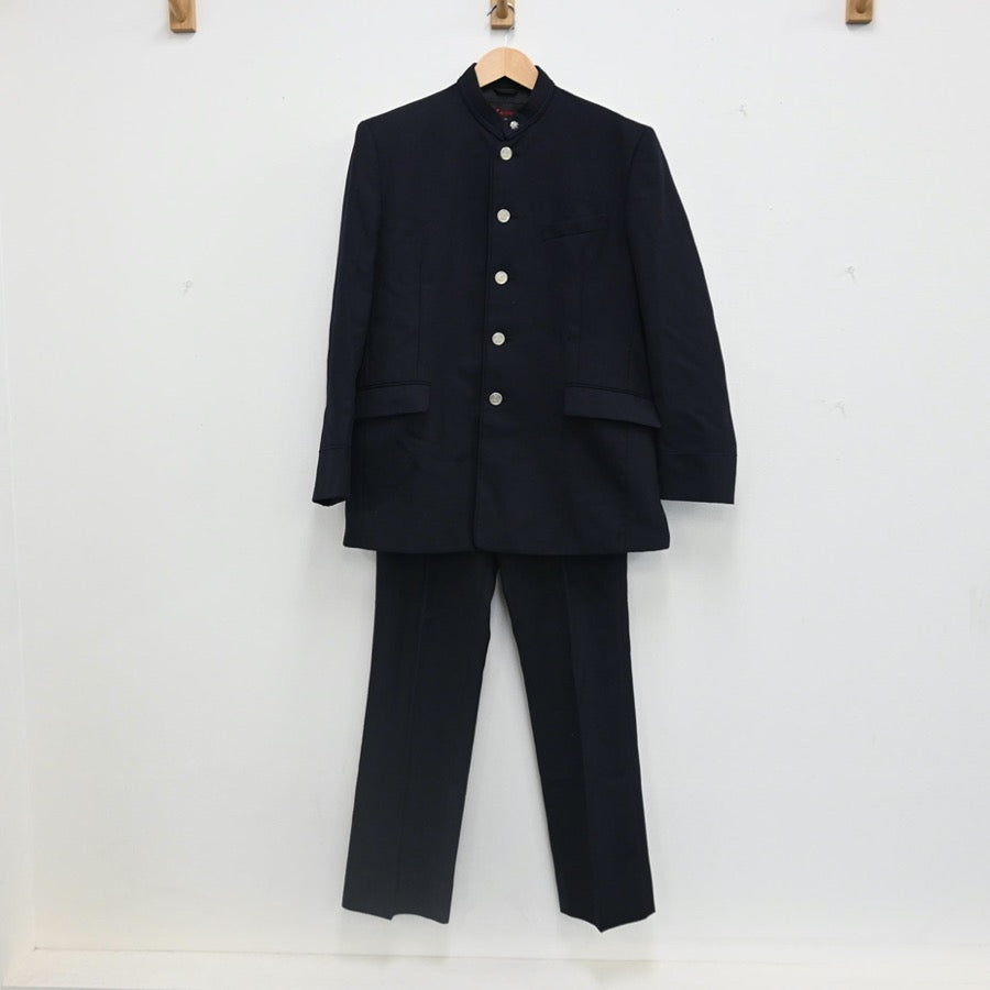 中古制服】東京都 岩倉高校 男子制服 4点（学ラン・シャツ