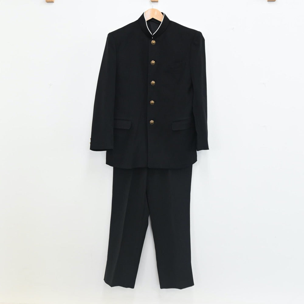 【新品未使用】福岡市内中学男子 制服ズボン 中古制服】福岡県 板付中学校 男子制服 4点（学ラン・ズボン