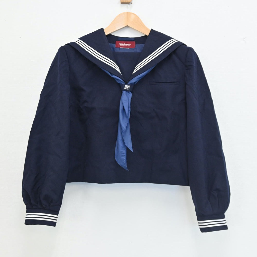 中古制服】神奈川県 伊勢原市立山王中学校 女子制服 1点（セーラー服