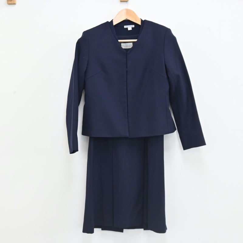 【中古】兵庫県 百合学院高等学校 女子制服 4点（ブレザー・ニット・ジャンパースカート）sf002770