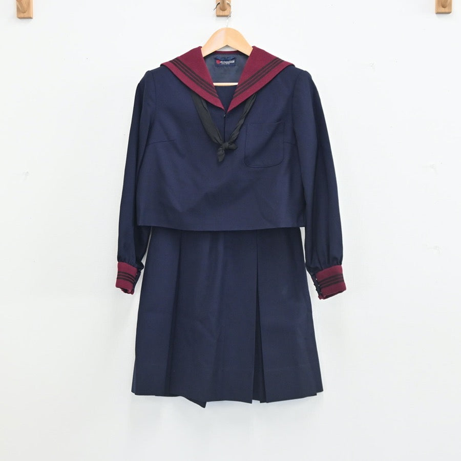 中古制服】神奈川県 横浜共立学園 女子制服 4点（セーラー服・セーラー服・スカート）sf002851【リサイクル学生服】 | 中古制服通販パレイド