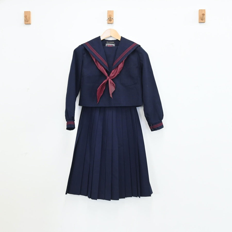 中古制服】奈良県 大和高田市片塩中学校 女子制服 4点（セーラー服・スカート・スカート）sf002964【リサイクル学生服】 | 中古制服通販パレイド