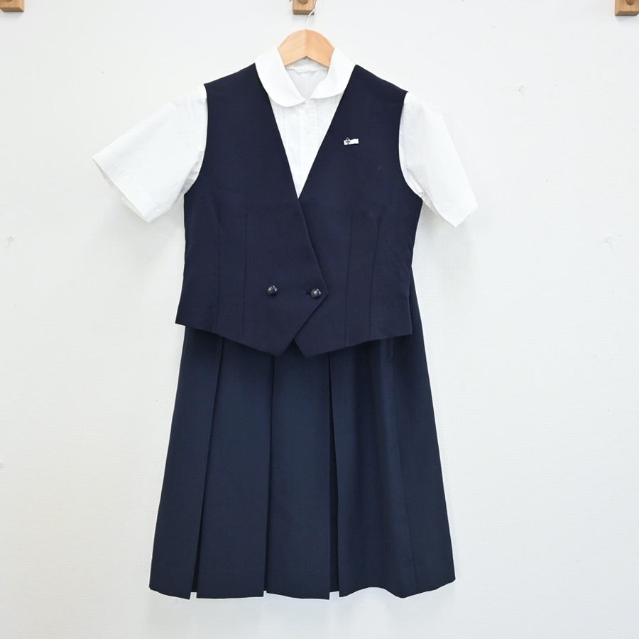 群馬県 群馬県立渋川女子高等学校 女子制服 3点 sf009722