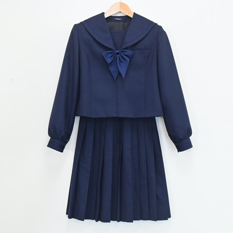 中古制服】北海道 苫小牧南高校 女子制服 4点（セーラー服・ニット・スカート）sf003413【リサイクル学生服】 | 中古制服通販パレイド