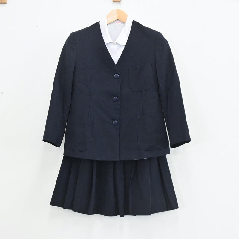 中古制服】東京都 三鷹市立第二中学校 女子制服 4点（ブレザー
