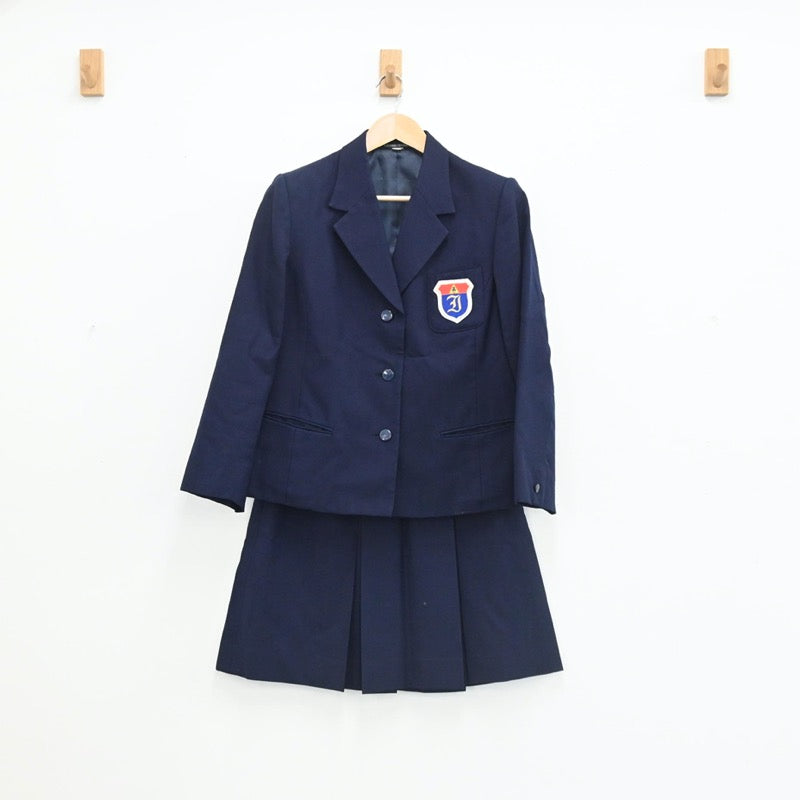 【中古】滋賀県 石山高等学校 女子制服 2点（ブレザー・スカート）sf003476