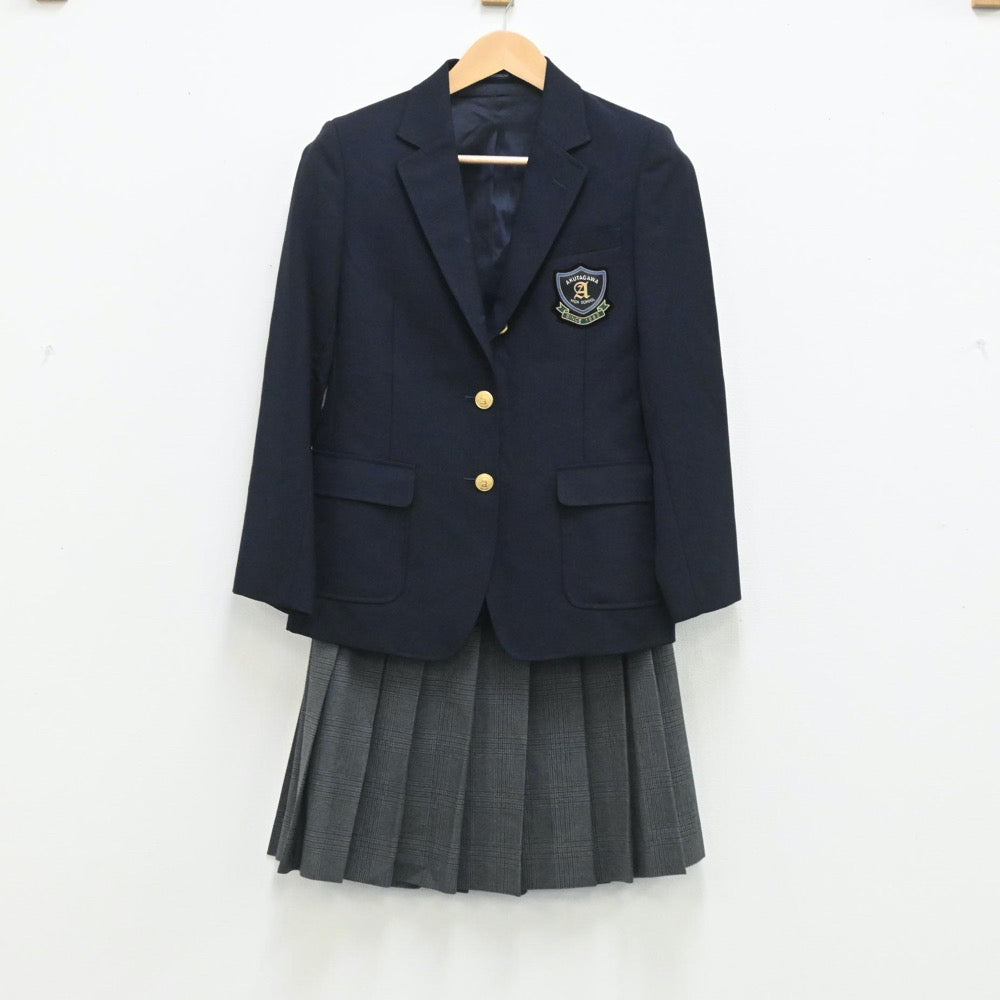 中古制服】大阪府 芥川高校 女子制服 5点（ブレザー・スカート