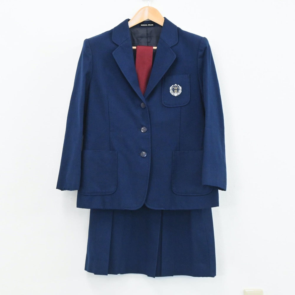 中古制服】東京都 昭島市瑞雲中学校 女子制服 4点（ブレザー