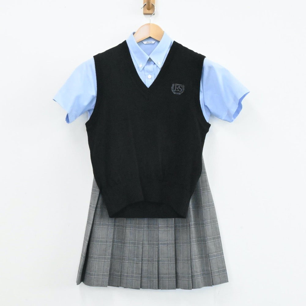 福島県 会津学鳳中学校 女子制服 6点 sf009842 - コスプレ衣装