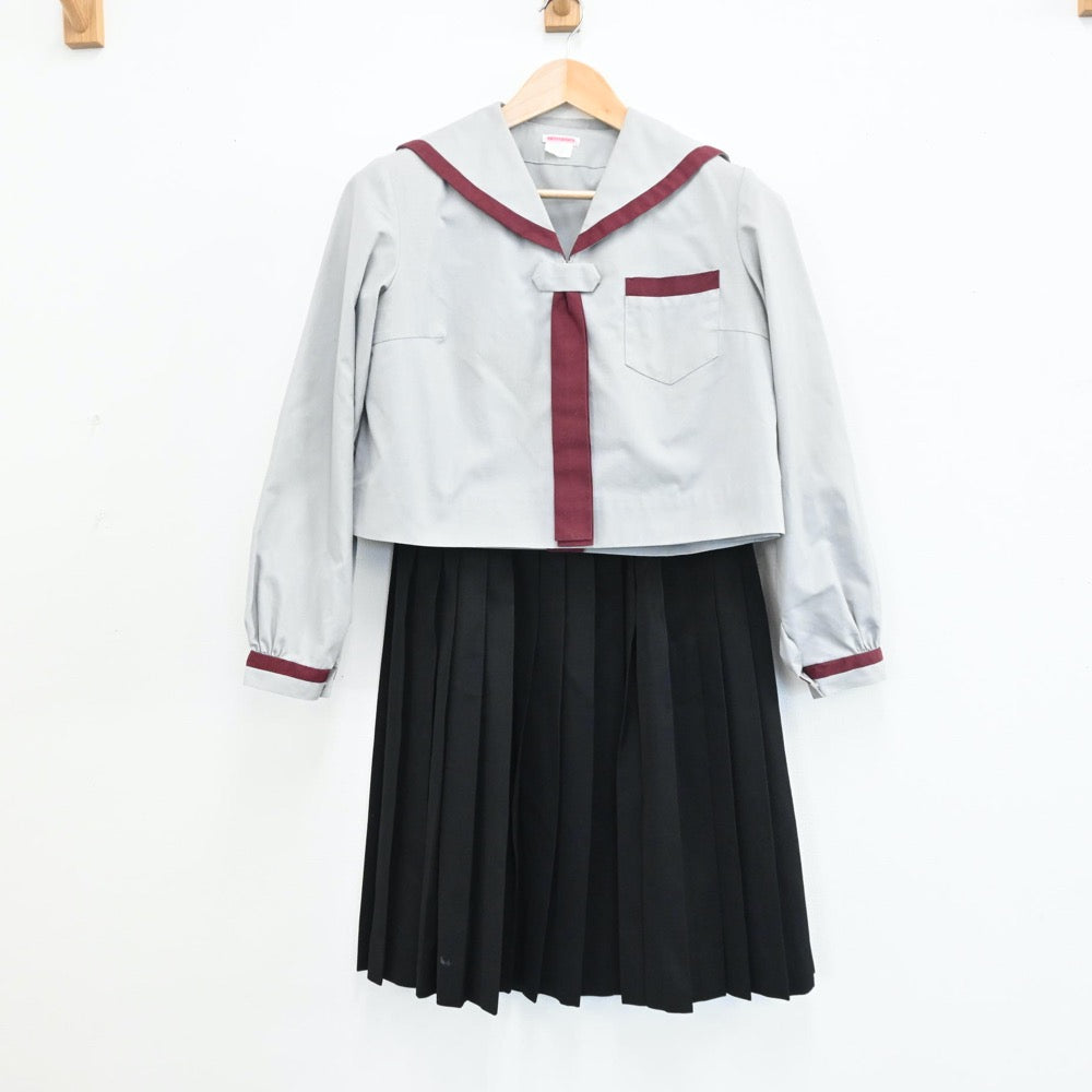 【中古】青森県 青森県立五所川原高等学校 女子制服 3点（セーラー服・スカート）sf004336