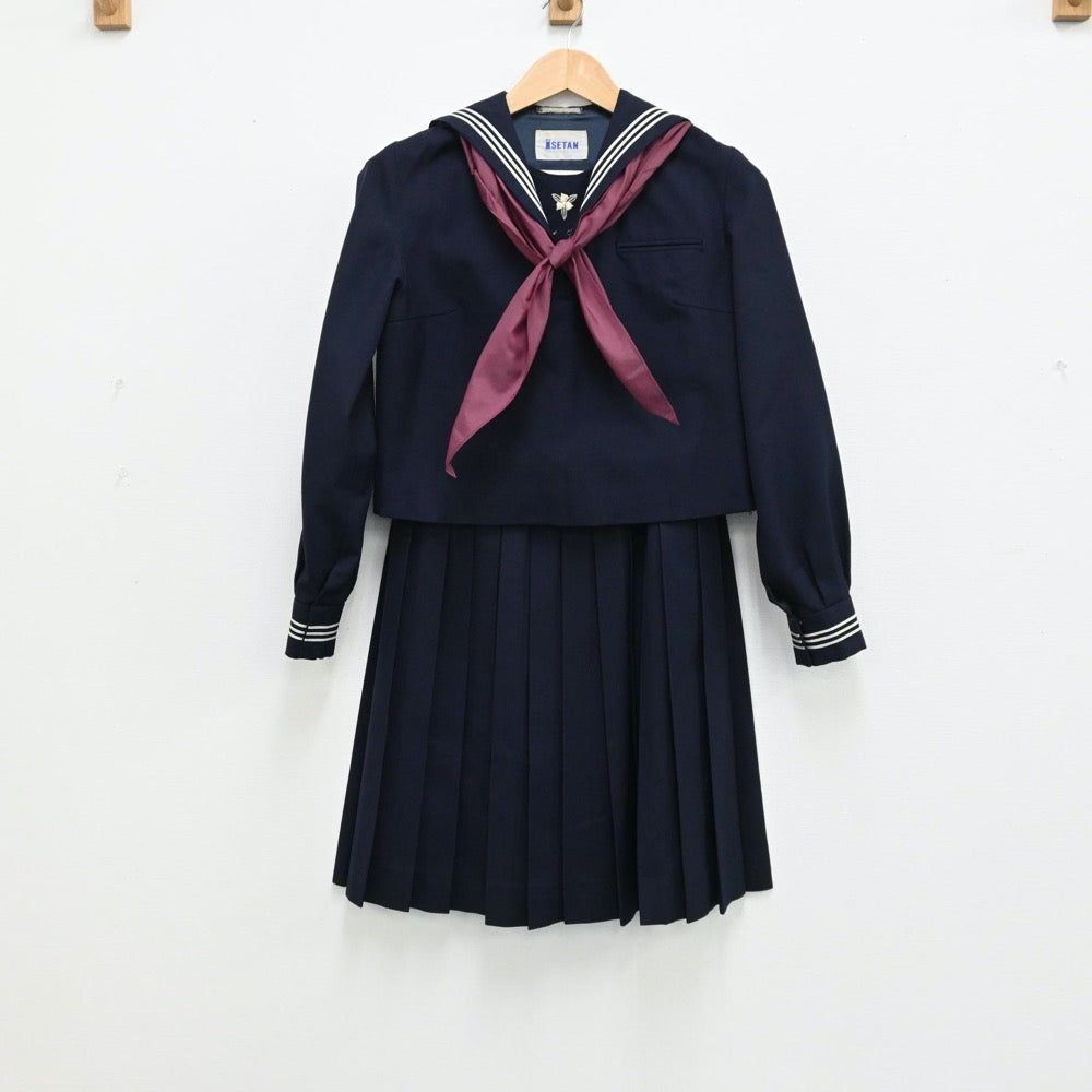 中学校 制服 中古制服】東京都 御成門中学校 女子制服 3点（ブレザー