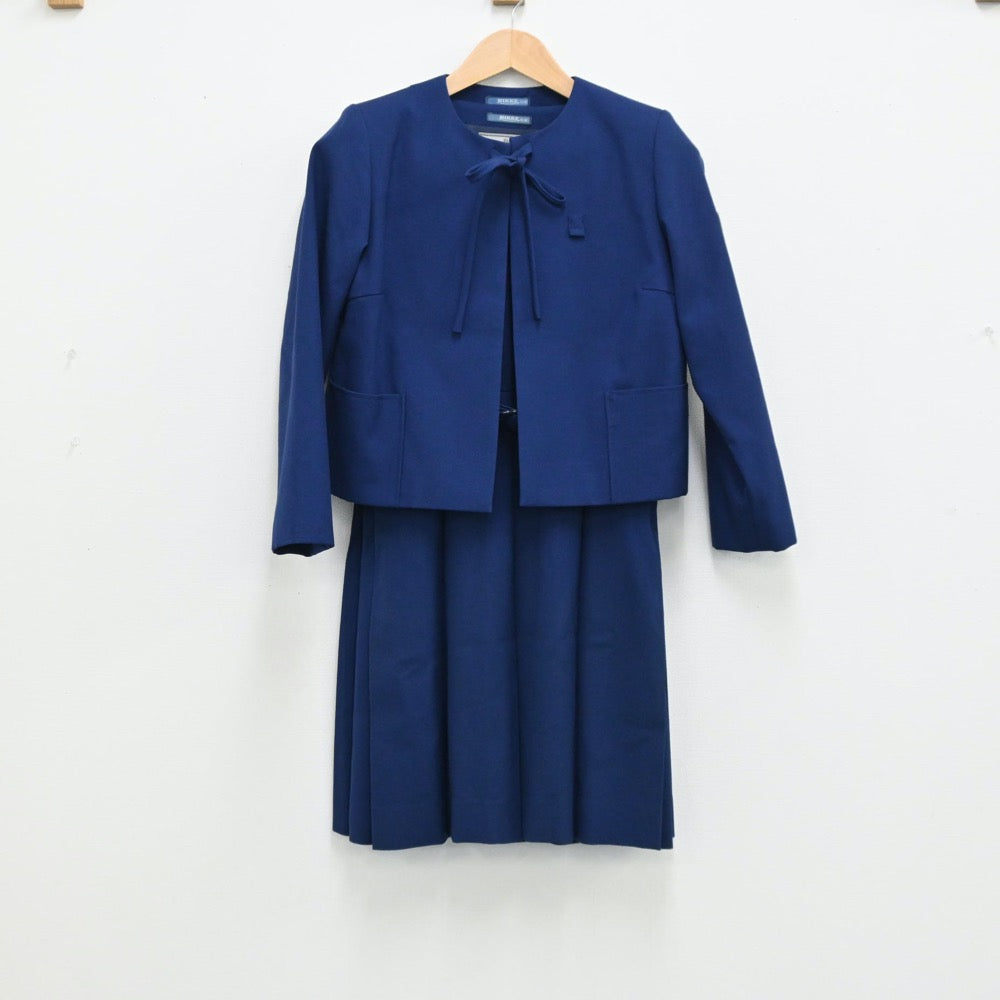 【中古】茨城県 茨城キリスト教学園中学校 女子制服 2点（ブレザー・ジャンパースカート）sf004437