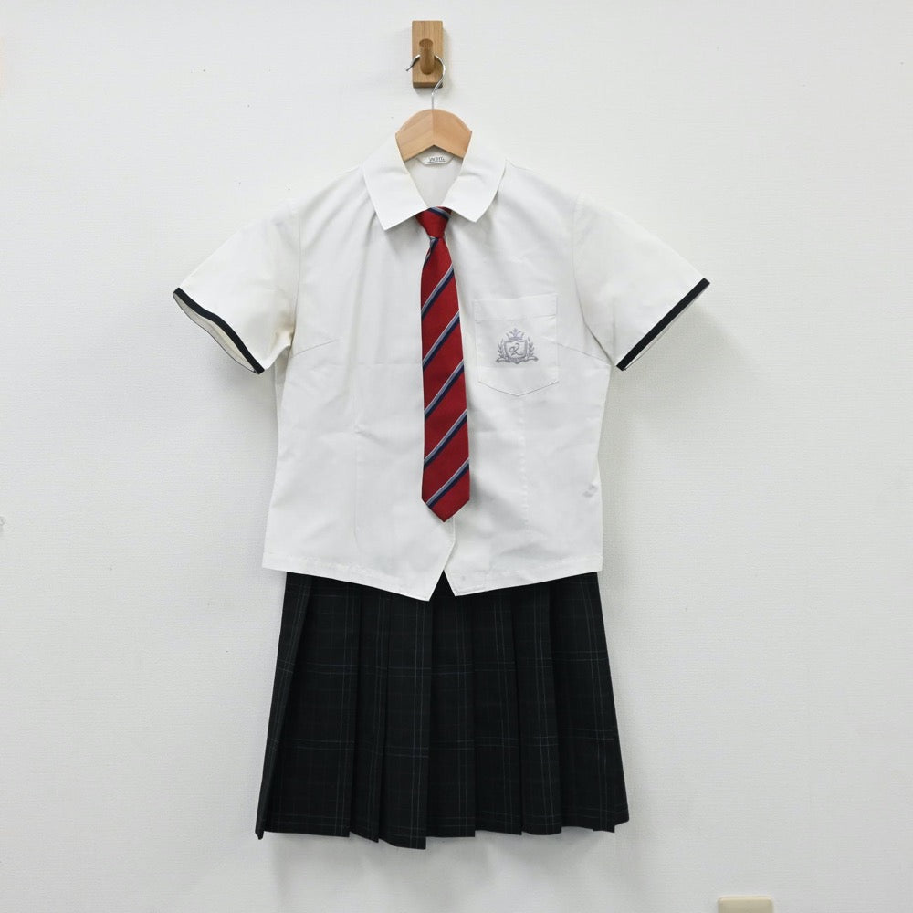 中古制服】岡山県 岡山県立倉敷商業高校 女子制服 4点（シャツ