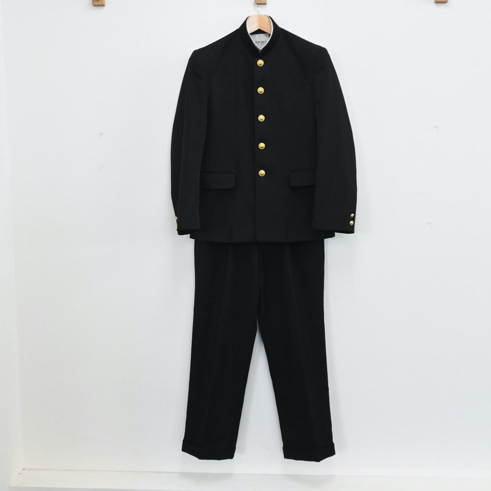 中古制服】埼玉県 春日部高等学校 男子制服 2点（学ラン・ズボン