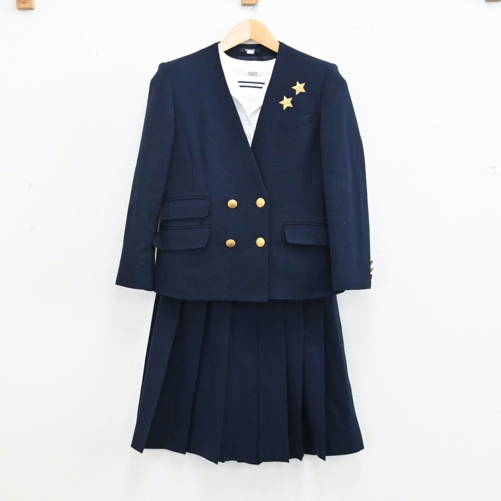 中古制服】岡山県 就実高等学校 女子制服 4点（ブレザー・ベスト・セーラー服・スカート）sf004631【リサイクル学生服】 | 中古制服通販パレイド